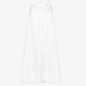 Hudson Skirt White Linen